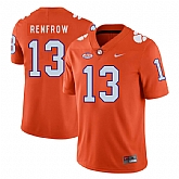 Clemson Tigers 13 Hunter Renfrow Orange Nike College Football Jersey Dzhi,baseball caps,new era cap wholesale,wholesale hats